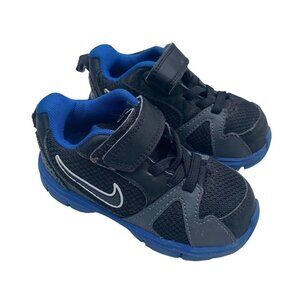 Nike Baby Toddler Sneakers Shoes Size 6C Black Blue​​​​​